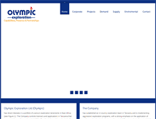 Tablet Screenshot of olympicexploration.com